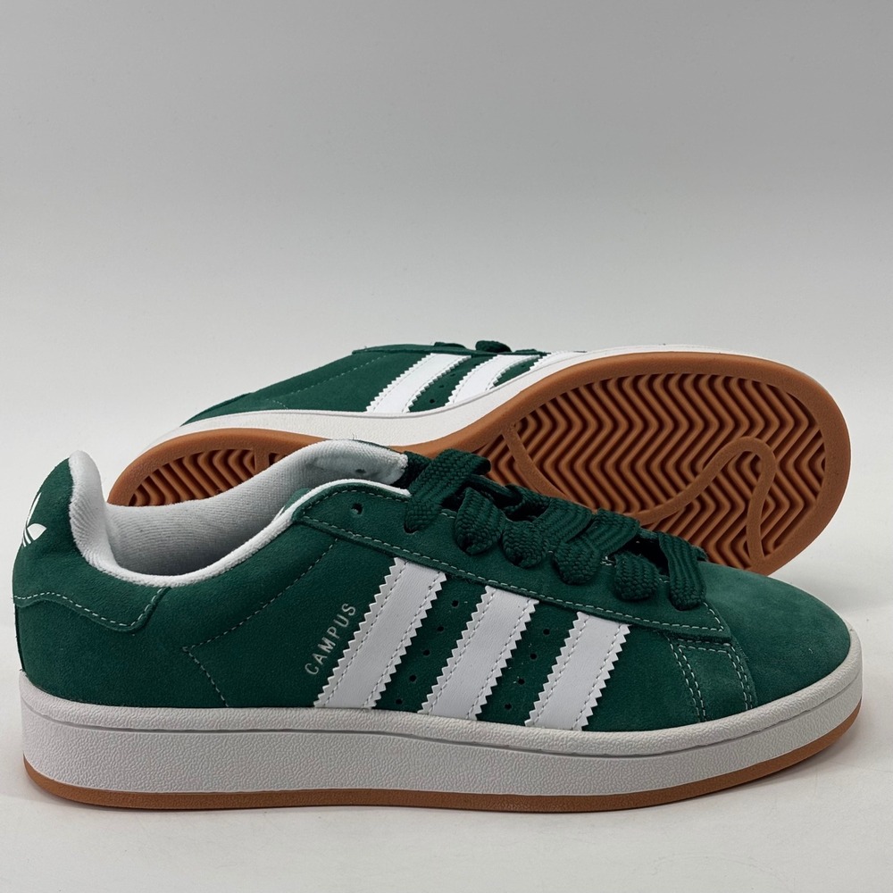 Adidas Campus 00s J Youth 6.5 Green White Gum IH7492 New Retro Skateboard Shoes